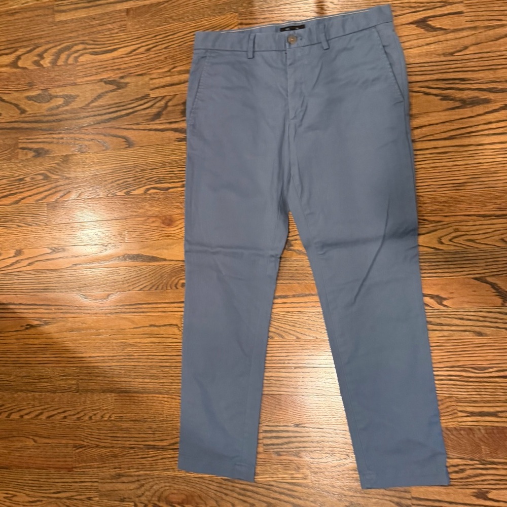 Banana Republic Slate Blue Skinny Lived in Chino Pants 32x30